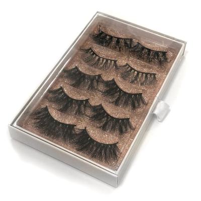 China Natural Long Full Strip Lashes Lashes Vendor Color Lashes Free Custom Package Design False Eyelashes Supplies for sale