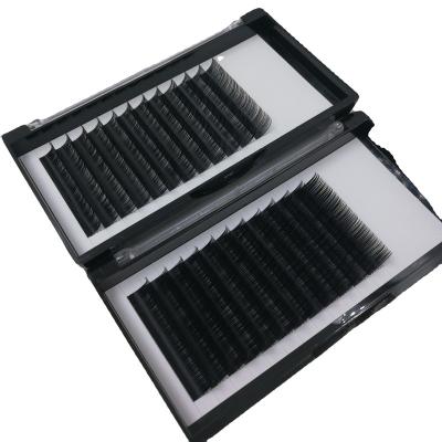 China Wholesale0.03 natural 0.05 0.07 0.10 0.15 mm Korean individual eyelash extension PBT silklash extensions for sale