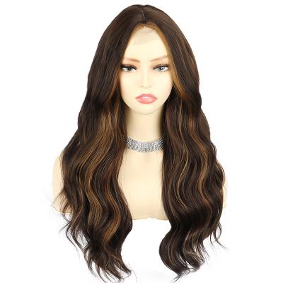 China Mixed Color 4/27 Body Wave Long Curls Natural Wave Small Lace Wigs Thin Lace Hair Premium Wig for sale