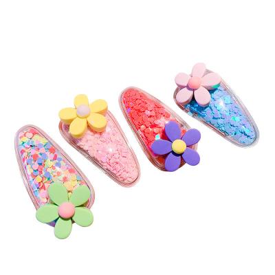 China Cute Flower Colorful Fruit Cartoon Hair Clip Baby Hairpin Decoration Baked Children Kids Hair Accessories for sale