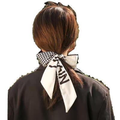 China French Retro Fashion Hairband Bow Hair Accessories Headwear Women Hair Scarf Headband for sale