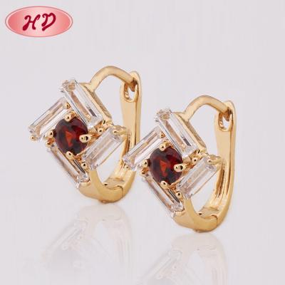 China Fashion Romantic Luxury Earring Designs New Rhinestone Earrings Womens Pattern Crystal Earrings Gold Plated for sale