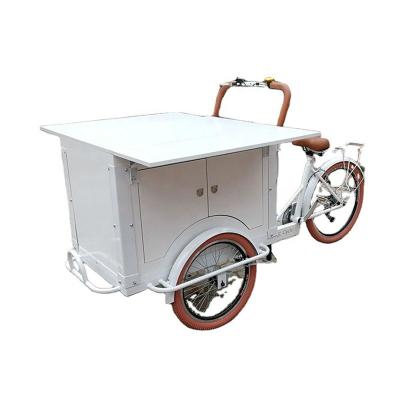 China Bakfiets Steel Foldable Electric Tricycle With Trolley Adult 3 Wheels Cargo Bike For Sell Fruit Food Vegetable Flower for sale