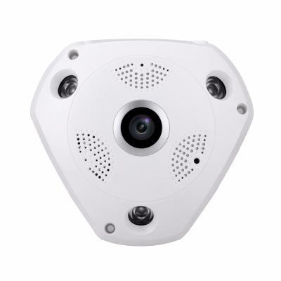 China Indoor Plastic 5MP Night Vision P2P Fisheye 1.44mm IP Dome Camera NIGHT VISION Panoramic 360 Degree Surveillance CCTV Camera for sale