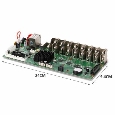 China 4CH 8CH 16 Channel DVR PCB Digital Video Recorder Circuit Board XS-PCB-DVR-5MN for sale