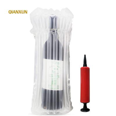 China Customized Wholesale Shockproof Wine Bottle Air Column Protective Air Bags for sale