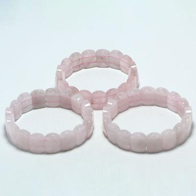 China Beautiful Crystal Accessories Wholesale Rose Quartz bracelet from China with new style for sale