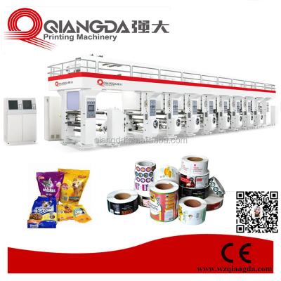 China OPP rotogravure printer with inline inspection for sale