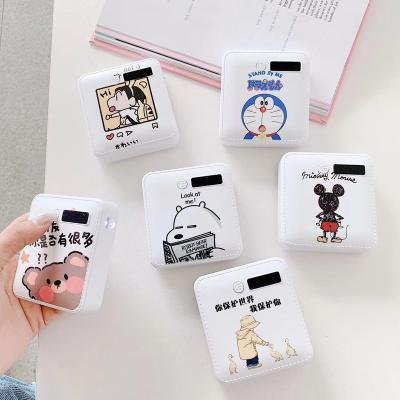 China Cute mobile LED power compact easy to carry Treasure 10000mah mini powerbank large capacity charging Customizable LOGO for sale