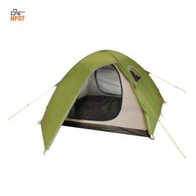 China Camouflage Game NPOT 4 People Camping Tent Outdoor Trekking Tent / Field 2 Layers Camping Tiend Cub for sale