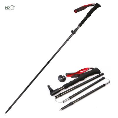 China Wholesale z handle NPOT EVA and CORK best poles shock absorbing trekking poles rise walking stick for men for sale