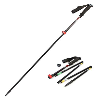 China Outdoor Camping Telescoping EVA and CORK Grip NPOT Trekking Pole Good Walking Poles Fitness Canes for sale