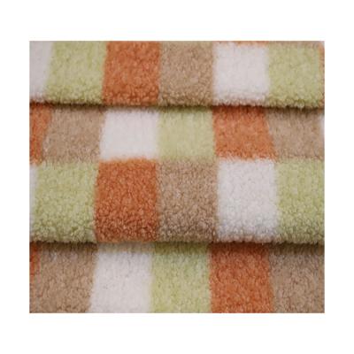 China Wholesale New Design China Eco - Friendly Plush Flame Retardant Laces Fabric Fluffy Polyester for sale