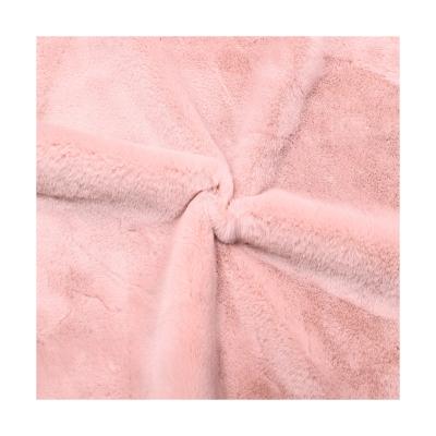 China Factory Sale Flame Retardant Customized Chinese Soft Fabric For Blankets Stuffed Plush Toy Manufacturer 100 Polyester Products Plush Fabric for sale