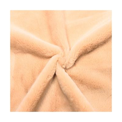 China Factory Sale Flame Retardant Customized Chinese Soft Fabric For Blankets Plush Toy Manufacturer PV Plush Super Soft Plush Fabric for sale