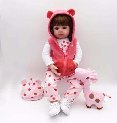 China Doll Limbs Can Be Doll Active Limbs Can Be Reborn Baby Bonecas Toddler Girl Silicone Active Silicone Realistic Menina Child Bebes Doll 48cm New for sale