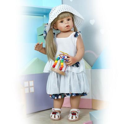 China DIY TOY Limited Edition Masterpiece DIY TOY 70CM Bebe Doll Toddler Doll Girl Realistic Huge Reborn Model Christmas Decoration Popular Gift for sale