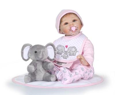 China Doll Limbs Can Be Doll Active Limbs Can Be Cute Soft Silicone Baby Active Newborn Reborn Dolls NPK - Doll For Girls Princess Kid Fashion Bebe Reborn 55cm Mouse Set Doll Toys for sale