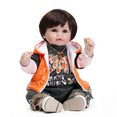 China DIY TOY TOY NPK Soft Silicone Reborn Baby 50cm - Doll Kids Friend Gift For Girls Reborn Bebe Alive Soft Toys For Bebes Brinquedo bonecas for sale