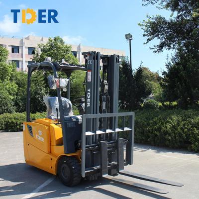 China TIDER mini electric forklift 3 wheel 1.6ton forklift with 48v forklift electric motor for sale