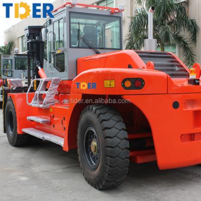 China TDER diesel forklift 25ton 28 ton fork lift with powerful engine for sale