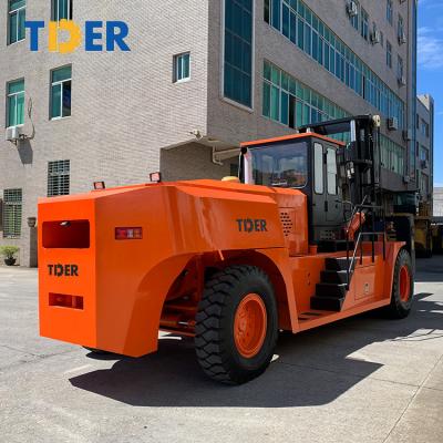 China Diesel Solid Tire Forklift 30 Ton 24000*320*110mm Fork Size Pump Core Components for sale