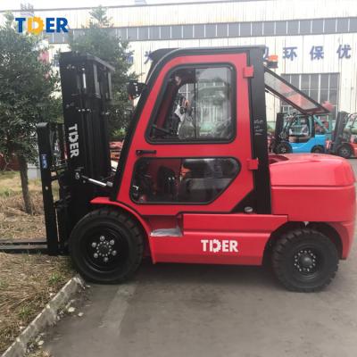 China China new 3 ton forklift specification minicargador diesel forklift with closed cabin for sale