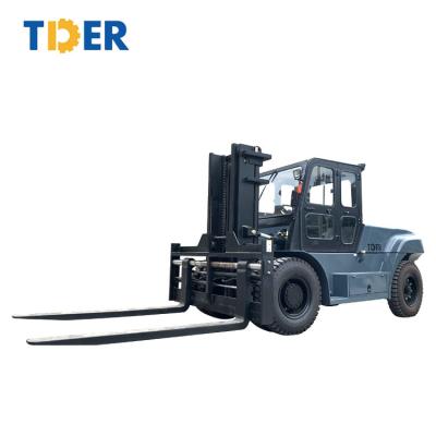 China Heavy Diesel Engine Forklift Big 10 12 16 18 20 15 Ton Load Container Forklift for sale