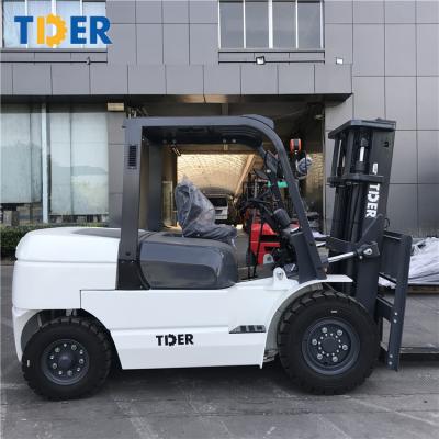 China 5 Ton Diesel Hydraulic Pump Forklift Powered Pallet Truck With Japan Engine for sale