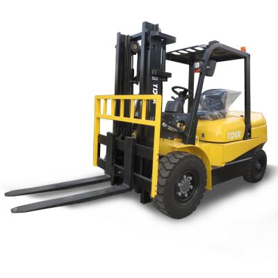 China Tder 5 Tonnes 3 Stage Mast Forklift 5ton Diesel Engine Power Souce Bearing Core Components for sale