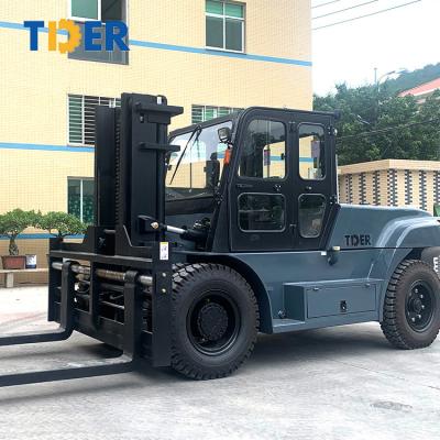 China TDER 12 ton forklift malaysia price 15 ton forklift 12 ton forklift with cabin for sale