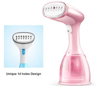 China Stainless Steel Deluxe Vertical Panel Portable Handheld Travel Garment Steamer for sale