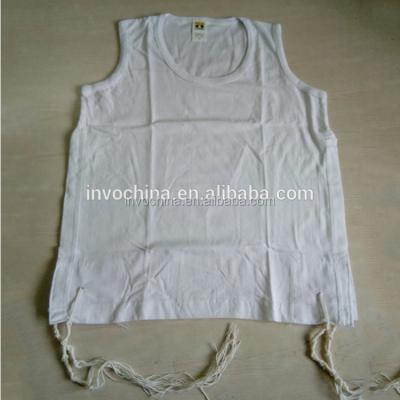 China Plain Customized Soft Anti-pilling Cotton Knitted Tzitzit T-Shirt For Jew for sale