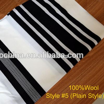 China White With Black Stripes New Style Fashion Tallit Tallit Jewish Prayer Shawl for sale