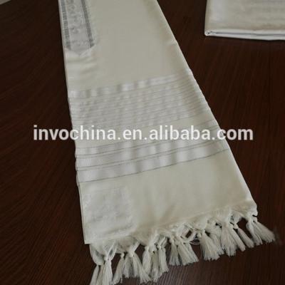 China White with Black 2017 Newest 100 Stripes Acrylic Scarf and Custom Acrylic Fan Scarf for sale