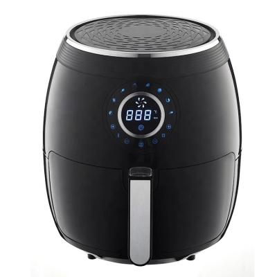 China 5.5L Protection Home Kitchen Digital Display Touch Air Overheat Multifunction Industrial Electric Fryer for sale