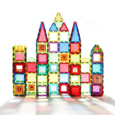 China Intellectual Development Magnetic Building Tile Blocks Magnetic Tiles Play With Big Magnet for sale