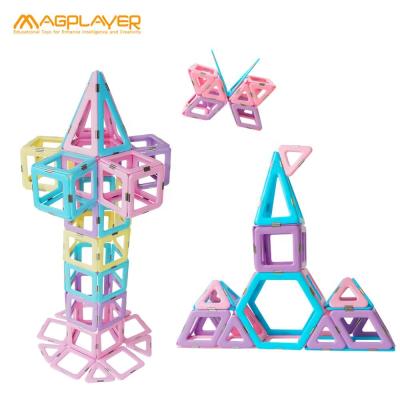 China 2021 new arrivals STEM construction toys children's creative magnetic blocks building toy for sale