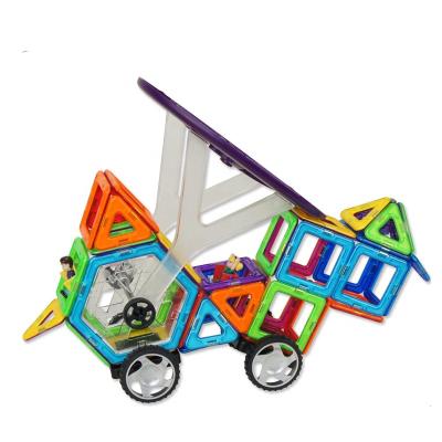 China Building Toy Preschool Plastic Building Toy 72pcs Block Toy DIY Car For Kids Gift for sale