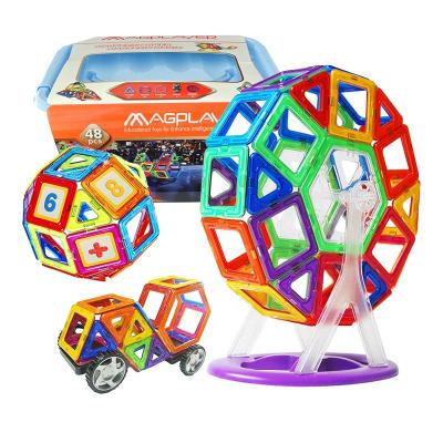 China Toy Popular Construction Toy Building Kit Toy Cars Magnetic Ferris Wheel Models Educational Toys For Children Kids for sale