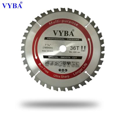 China Hersteller 185mm Wolfram Carbide Tipped Circular Saw Wood Blade for Circular Sage for sale