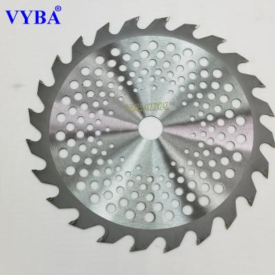 China Grass Cutting 250mm 24T Sweep Cutter Circular Blade Grass Cutting Saw Blade For Garden Work Saw Blade For Grass for sale