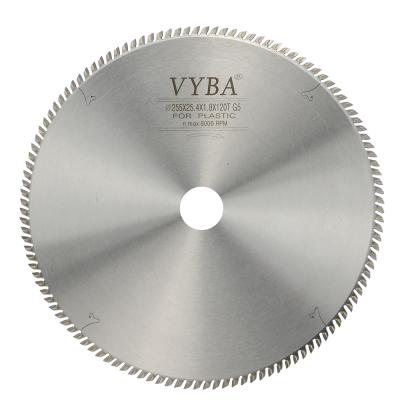 China Plastic Power Round CTT Super Thin Cutting Saw Blade For PVC , Plastic , Acrylic Pipe for sale