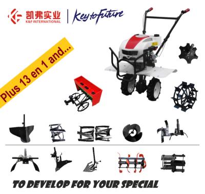 China Farms Gasoline Powered Tiller Rotary Digging Soil Hand Held Agricultural Machinery Mini Power Tiller Tiller for sale