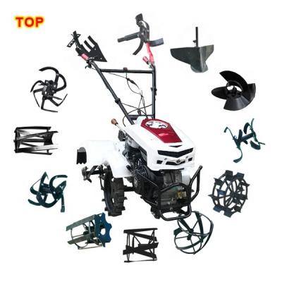 China Farms Multi-Function Rotary Cultivator 270Cc Can Be Adjusted In Five Speed ​​Dry Land Paddy Field Mini Two-Wheel Tractor Cultivator for sale