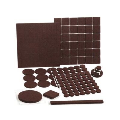 China 142 Piece Self Adhesive Felt Self Adhesive Glides Set Premium Furniture Glides Floor Protector Felt Furniture Pads for sale