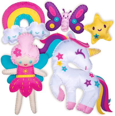 China My First Sewing Kits for Boys and Girls Unicorn Stuffed Animal DIY Tried Sewing Kit Toys for Girls Beginners Ages 8-12 Years for sale