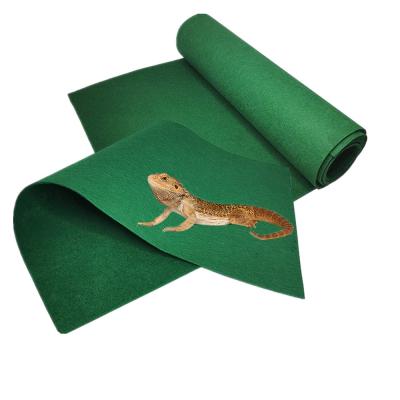 China Viable Bearded Cage Mat Dragon Reptile Carpet Mini Greenhouse Bedding Substrate Liner Reptile Cage Supplies for Lizard Tortoise Leopard Gecko for sale