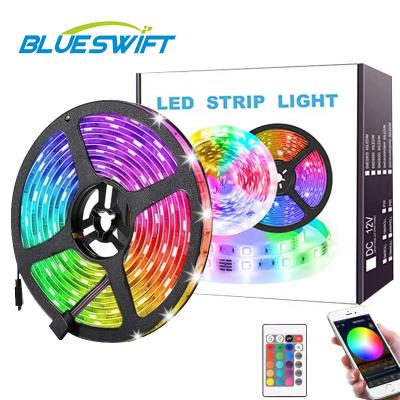 China LED TV Residential Wifi Smart LED Strip Lights With Alexa And Google Assistant for sale