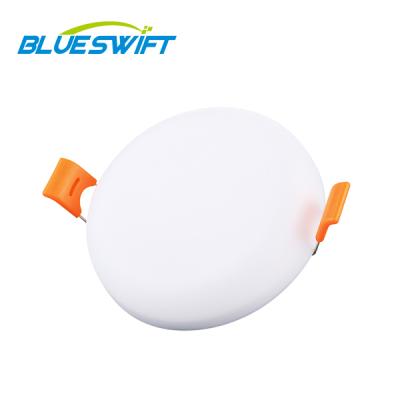 China BLUESWIFT IP014 Indoor LED Down Light Round 9w 18w 24w Led Panel Lamp Aluminum+PC for sale